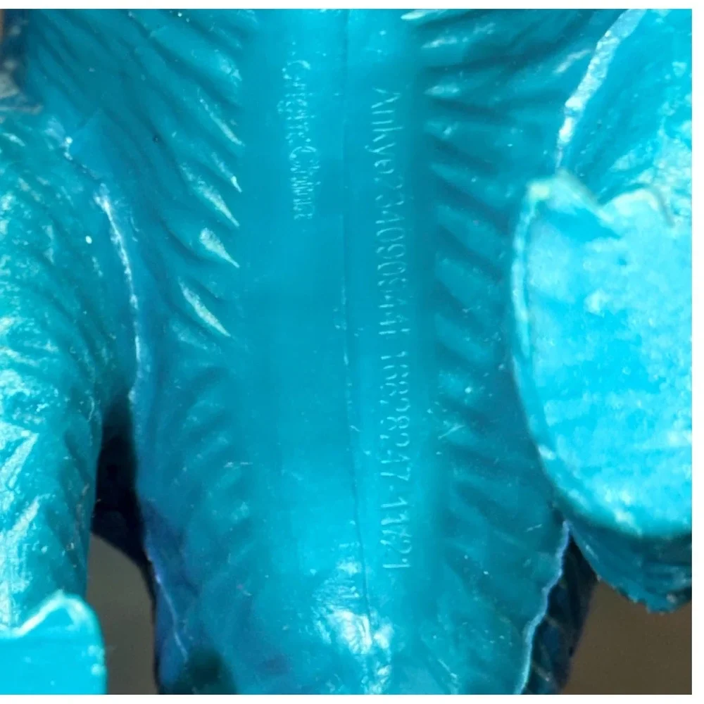 Ankyo Stegosaurus Dinosaur Action Figure Blue Teal Ombre Textured 8.5 Inch Toy